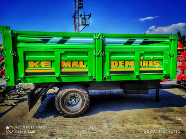 6 TON TEK DİNGİL RÖMORK
