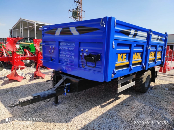 6 TON TEK DİNGİL RÖMORK