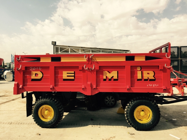 5 TON ÇİFT DİNGİL RÖMORK