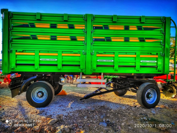 15 TON İKİ DİNGİL RÖMORKU
