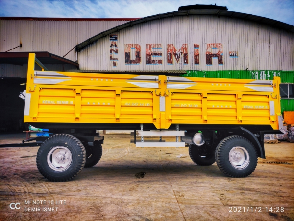 6 TON ÇİFT DİNGİL RÖMORK