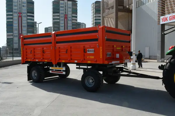 10 TON İKİ DİNGİL RÖMORK